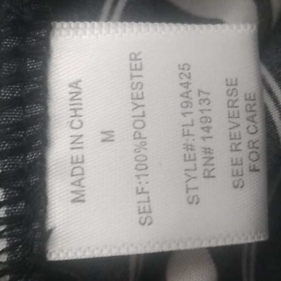 SALE! NWOT FAVLUX Fashion Striped Jumpsuit W Adjustable Waist Band Sz.M (BX36) - Picture 9 of 10